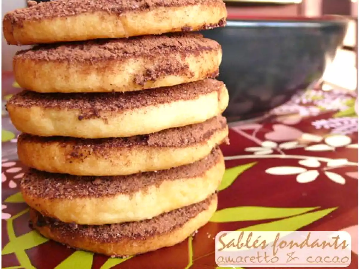 Sablés fondants à l?amaretto et cacao - photo 2