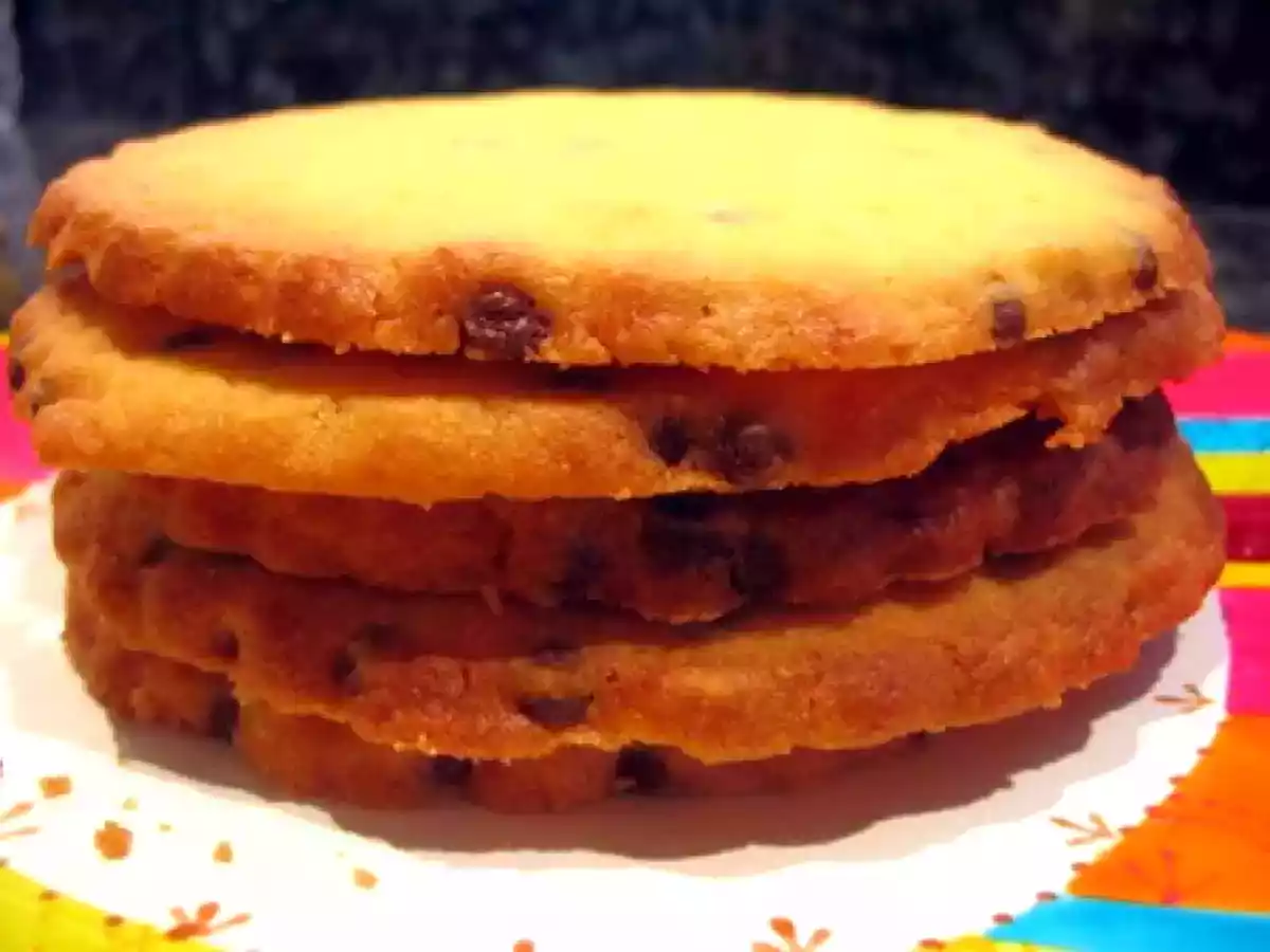 Sablés normands à l'orange et aux pépites de chocolat