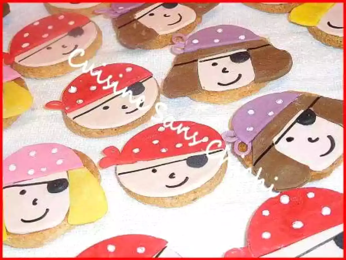 Sablés pirate et corsaire à la vanille.