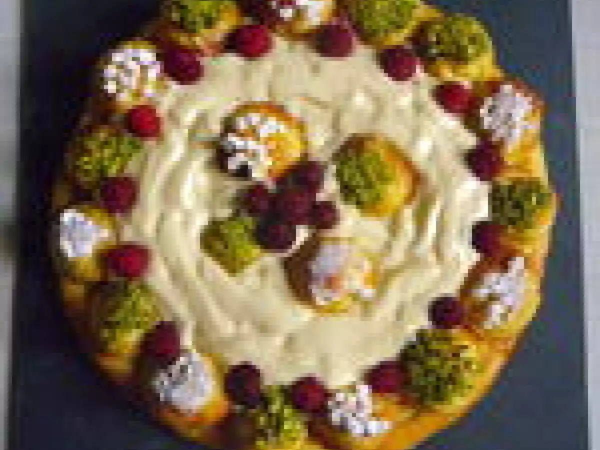 Saint honoré aux framboises