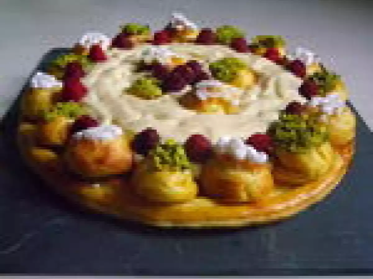 Saint honoré aux framboises - photo 2