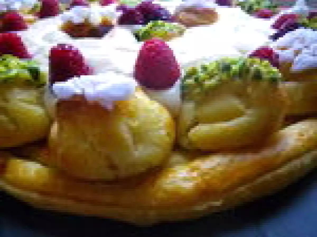 Saint honoré aux framboises - photo 3