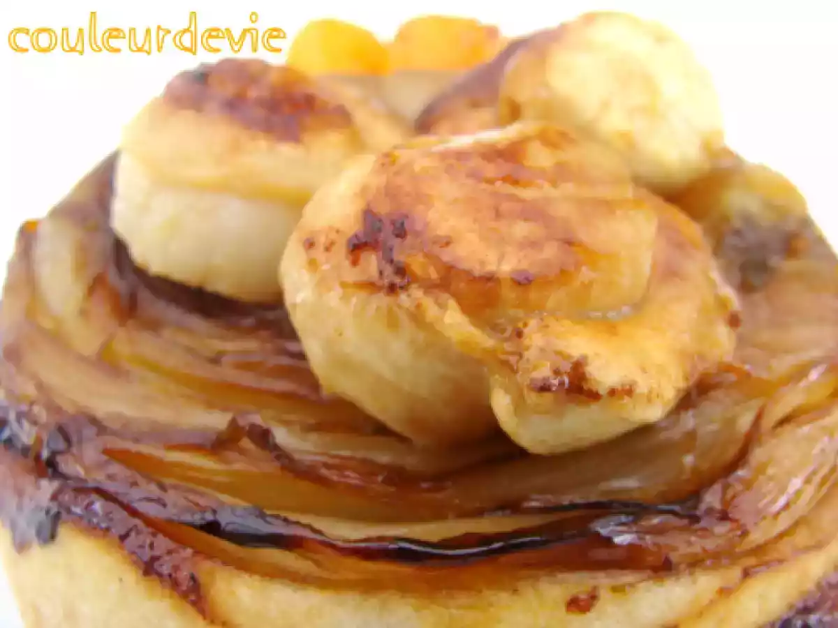 Saint-Jacques à l'huile de mandarine et tatin d'endives - photo 3