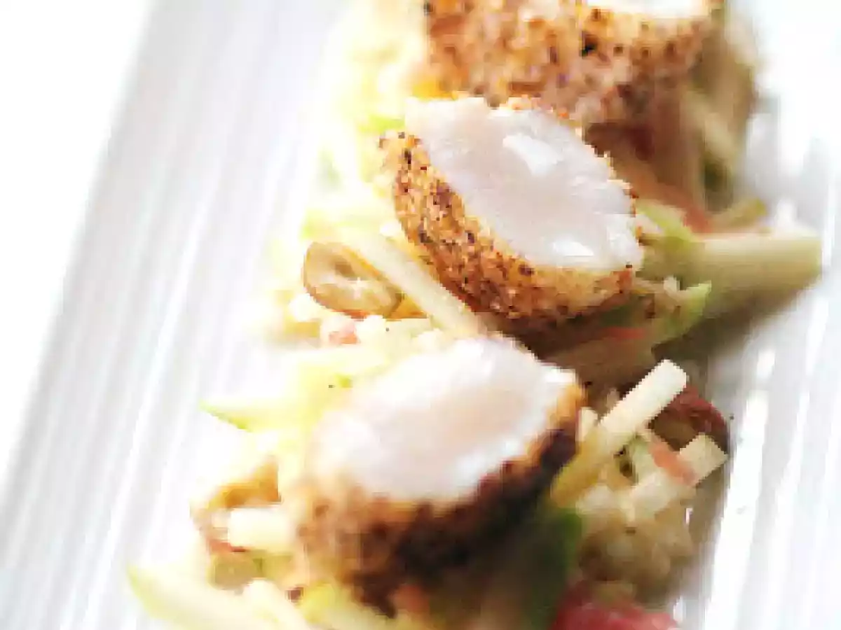 Saint-Jacques à la Tonka et parure noisette. - photo 2