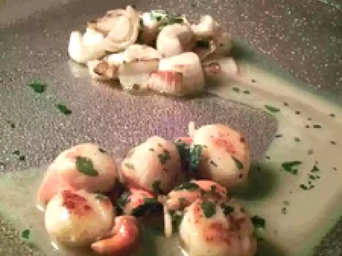 Saint-Jacques aux chicons, jus à la bière