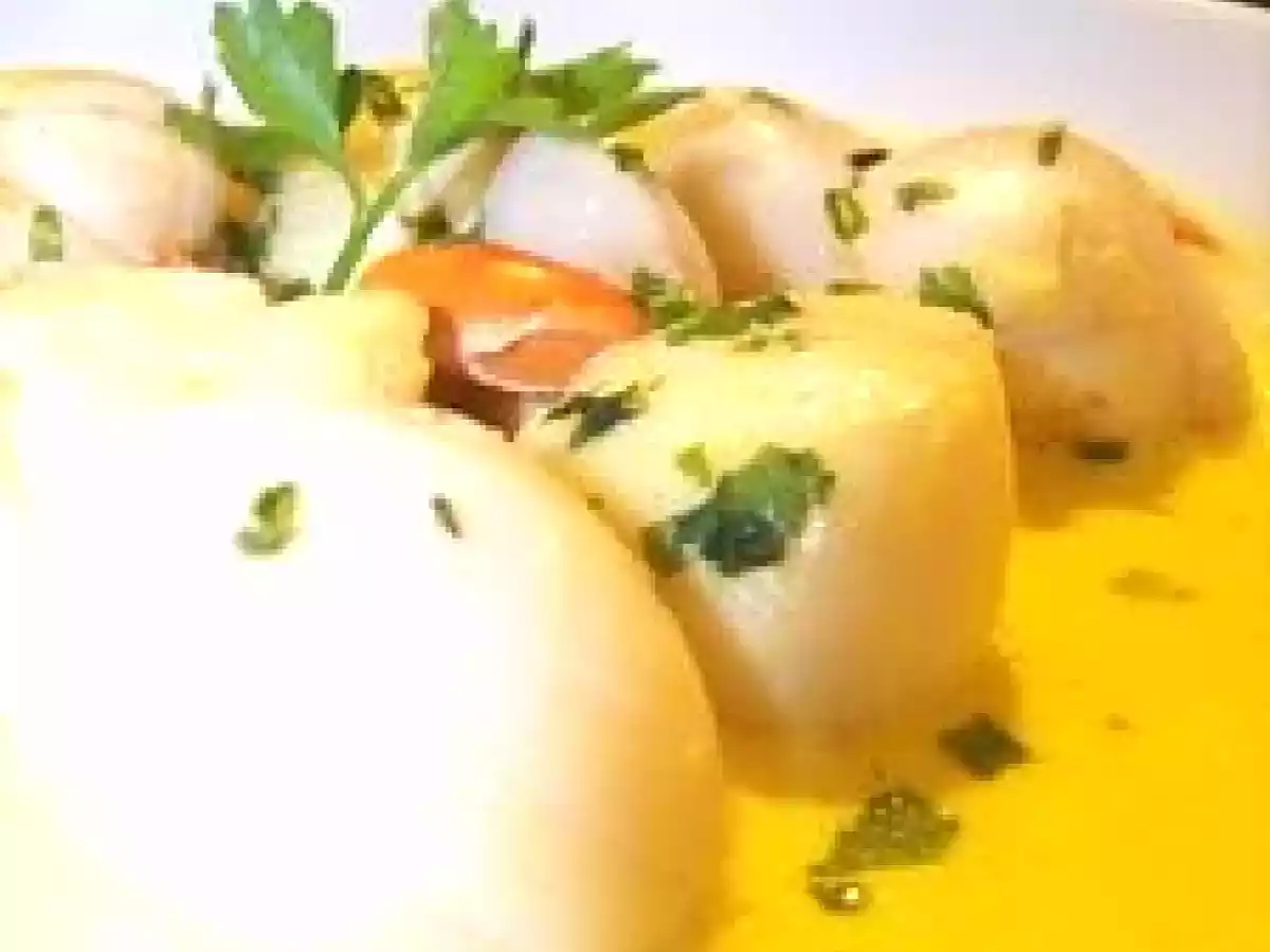 Saint-Jacques poêlées au pastis