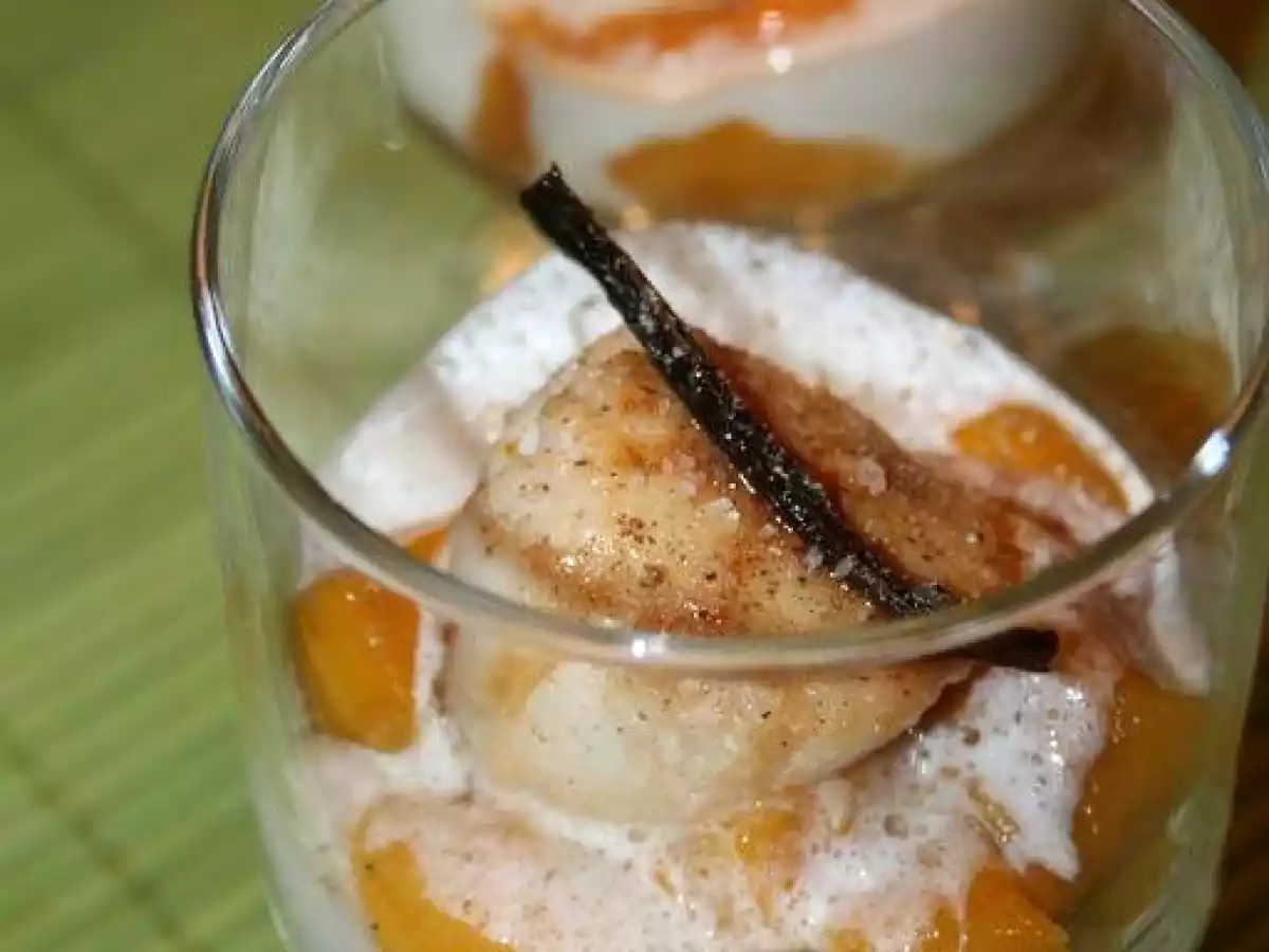 Saint-Jacques poêlées et leur émulsion à la vanille - photo 4