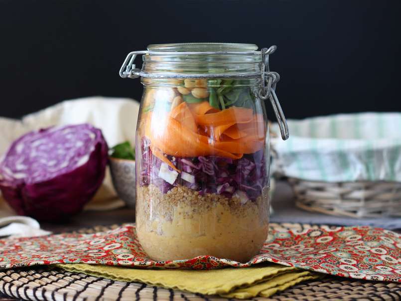 Salad jar végétarienne, la salade pratique à emporter !, photo 3
