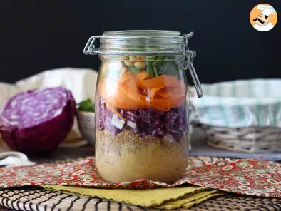 Salad jar végétarienne, la salade pratique à emporter !, photo 3