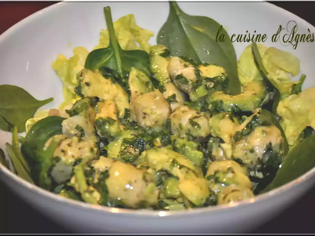 Salade artichaut avocat