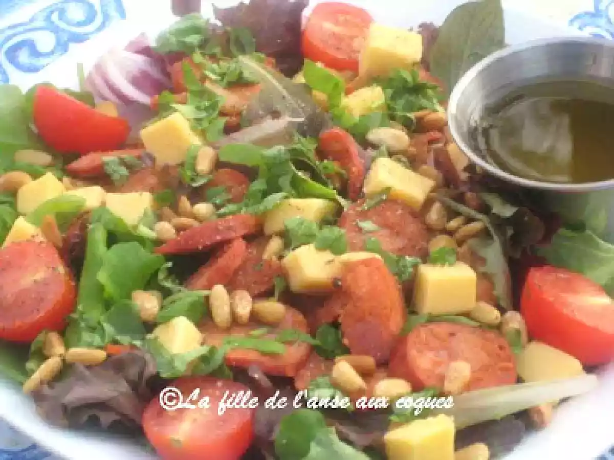 SALADE AU CHORIZO ET AU FROMAGE - photo 2