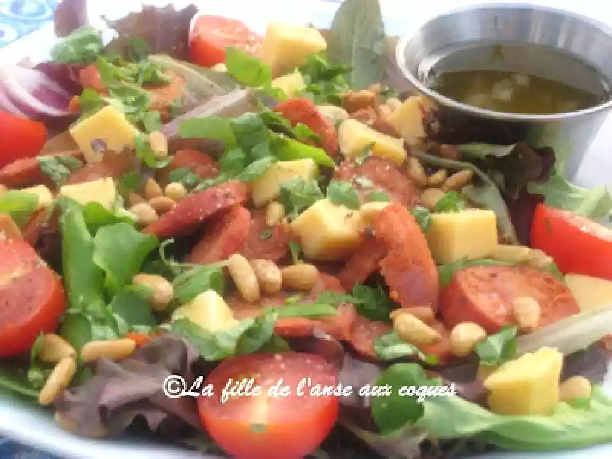 SALADE AU CHORIZO ET AU FROMAGE - photo 3