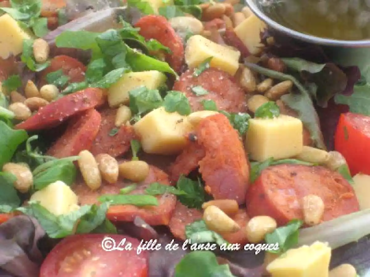 SALADE AU CHORIZO ET AU FROMAGE - photo 4