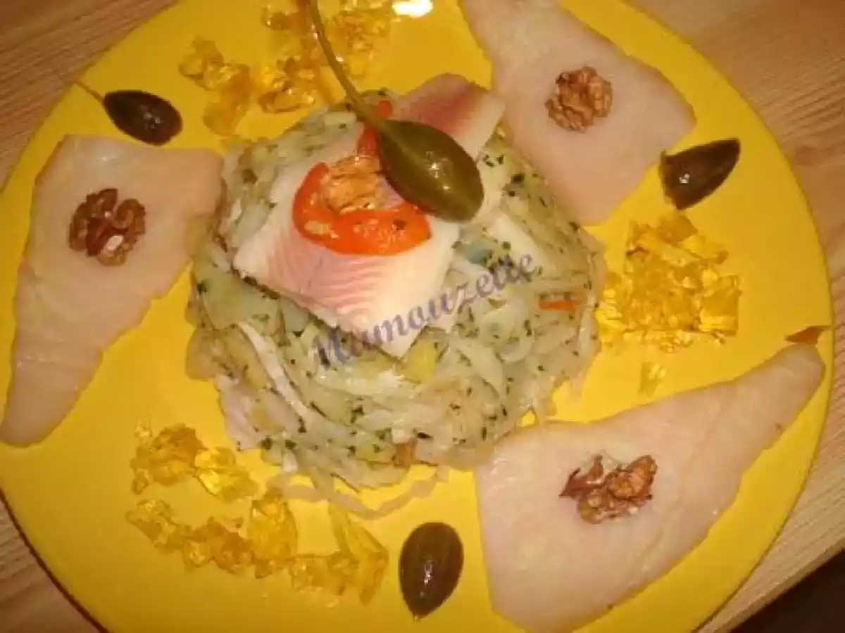 Salade au poisson fumé nordique