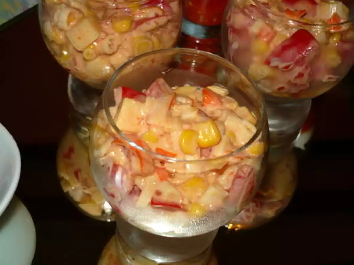 Salade au surimi d'Hélène