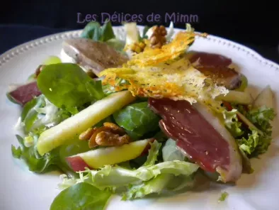 Salade automnale aux filets de caille, magret fumé et fruits de saison - photo 4