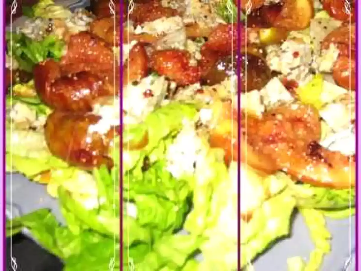 Salade aux figues roties, gingembre et bleu de bresse - photo 2