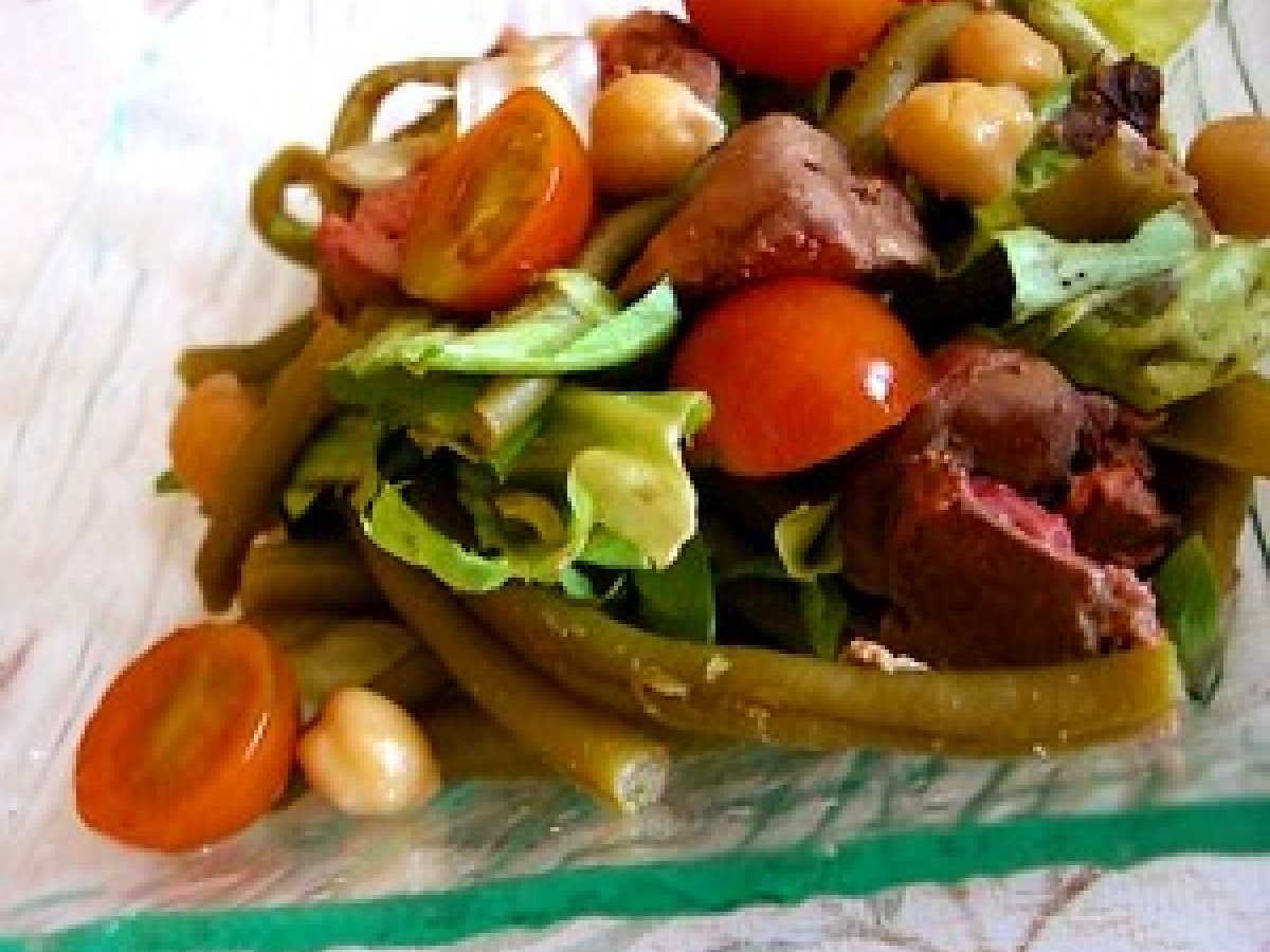 Recette de salade de foies de volaille savoureuse