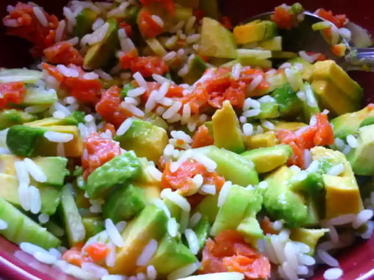 Salade aux inspirations japonisante