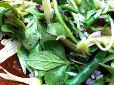 Salade aux pousses de bourrache
