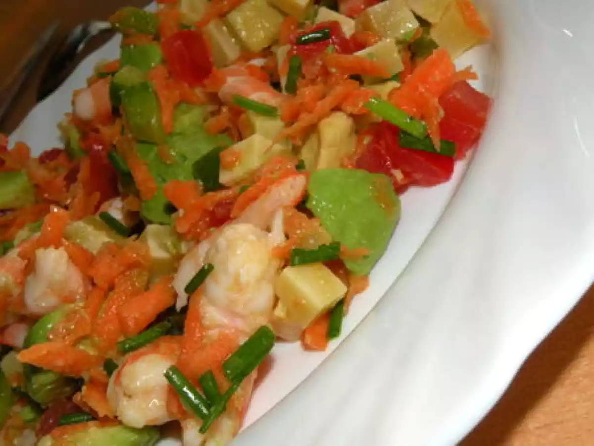 Salade avocat - crevettes - photo 2