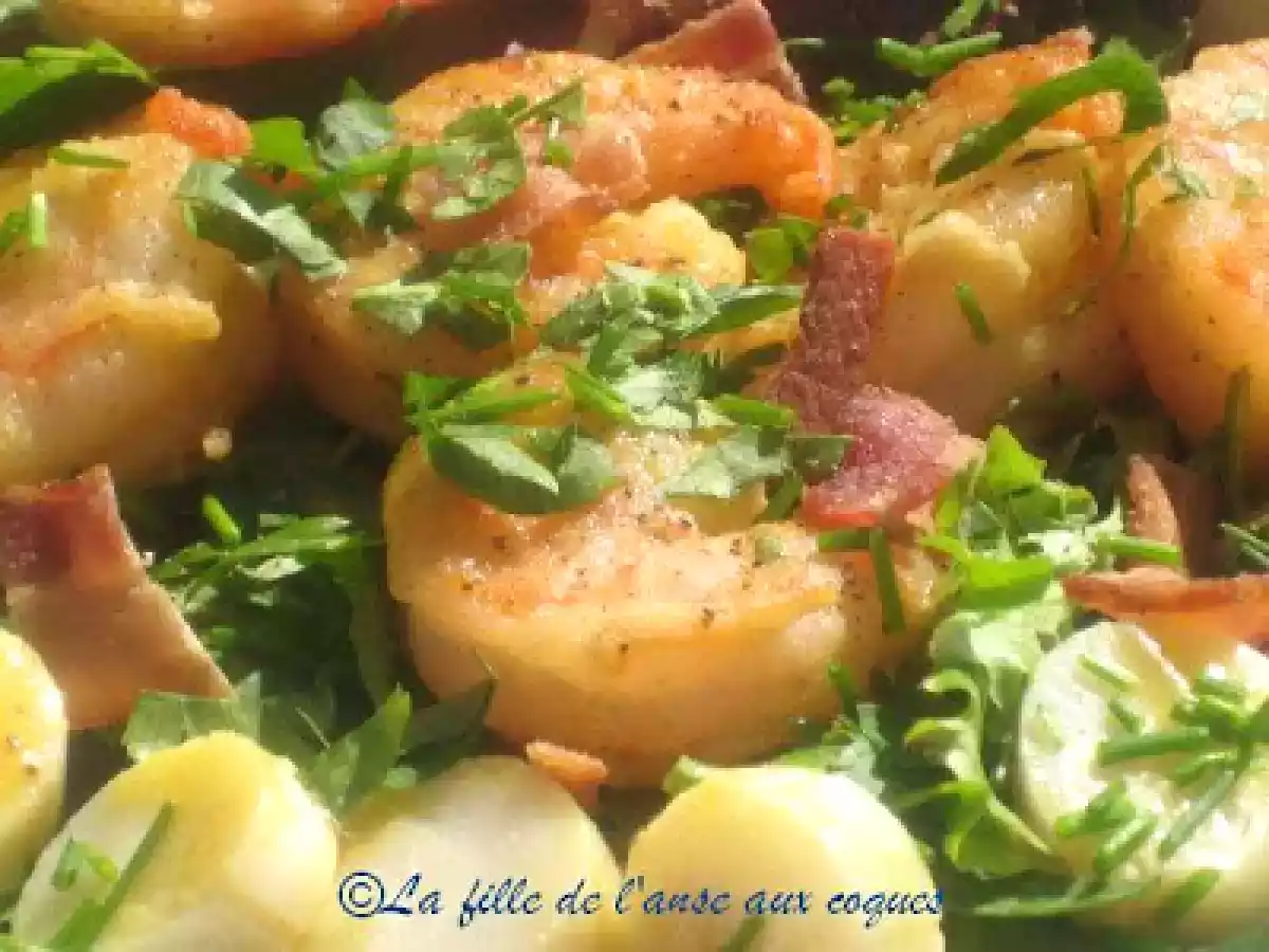 SALADE BISTRO AUX CREVETTES ET AU BACON - photo 3