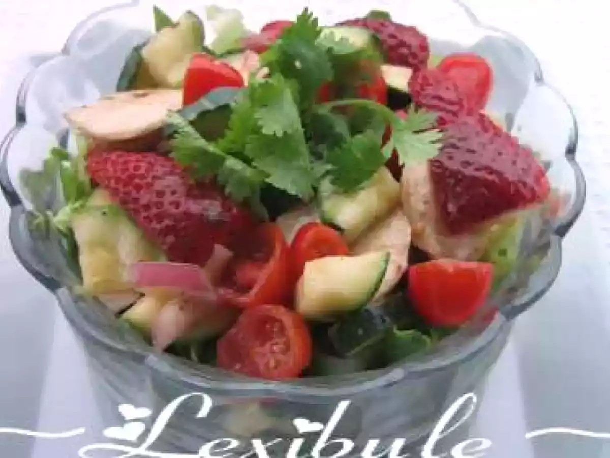 Salade bocconcini, fraises et balsamique - photo 2