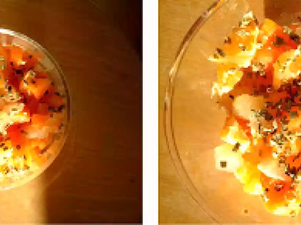 Salade carotte, navet, agrume