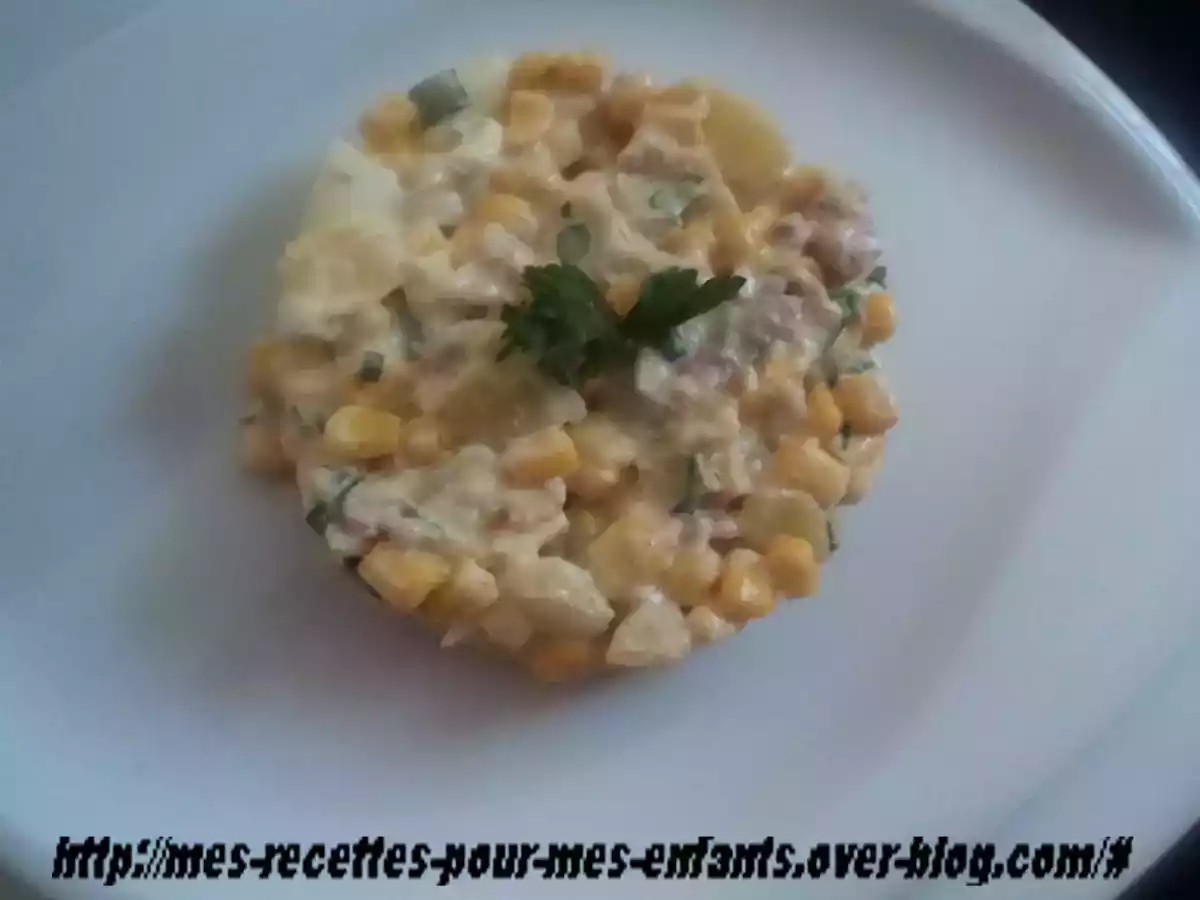 Salade chaude de pomme de terre au thon