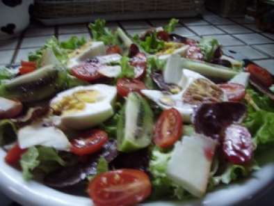 Salade Composée au Magret, kiwi et Queso de Cabra al Pimenton, photo 2