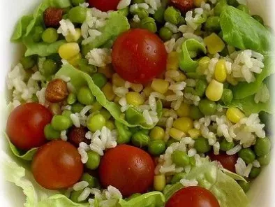 Salade composée multicolore