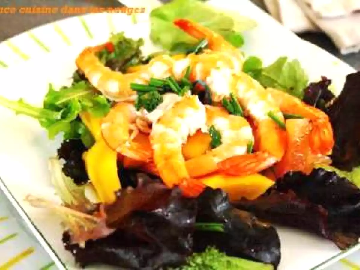 Salade Crevettes Mangue