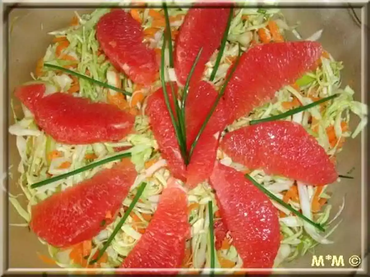 Salade croquante de chou pointu