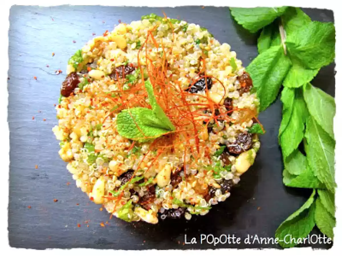 Salade CrOquante de QuinOa aux Epices