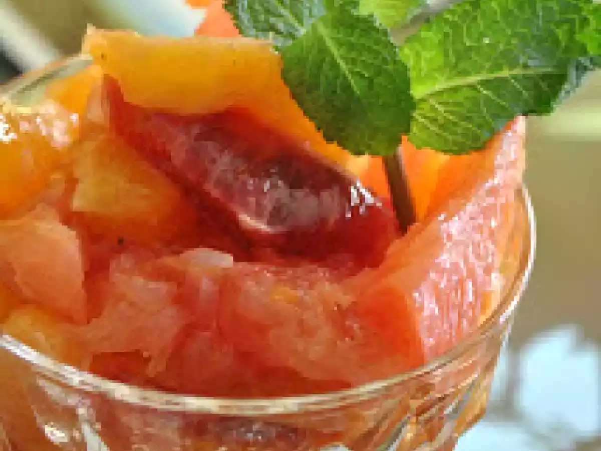 Salade d'agrumes au sirop de pain d'épices - photo 2