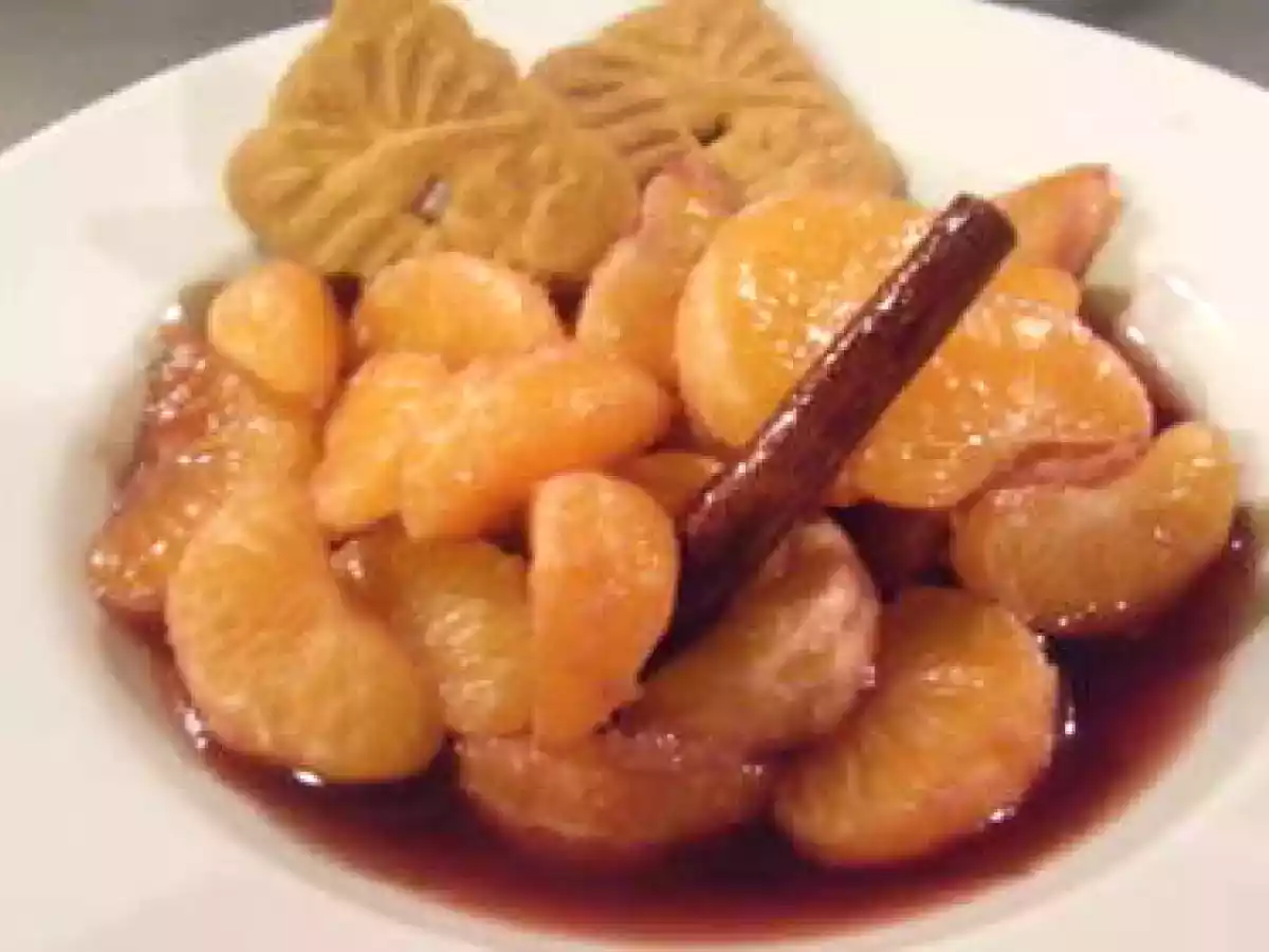 Salade d'agrumes au vin chaud