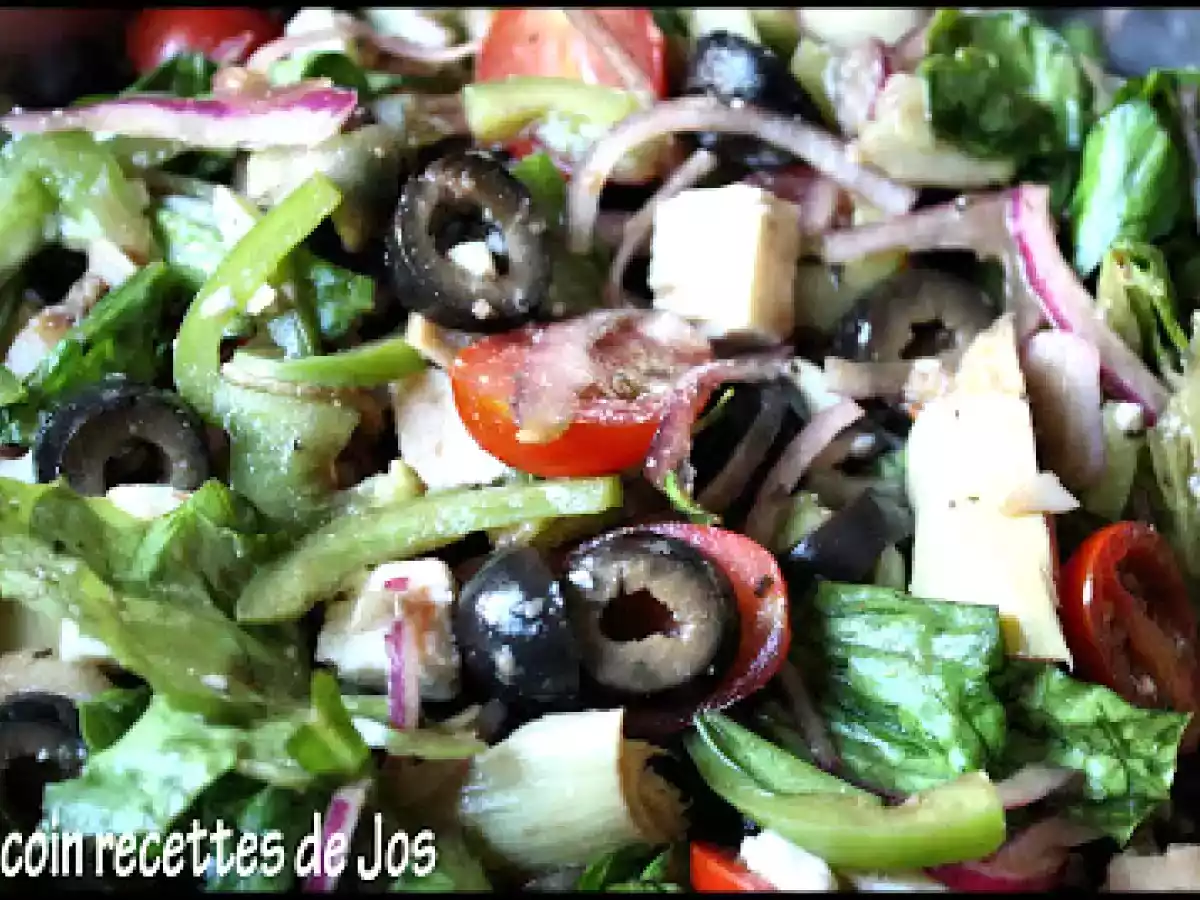 SALADE D'ARTICHAUTS ET DE COEURS DE PALMIER