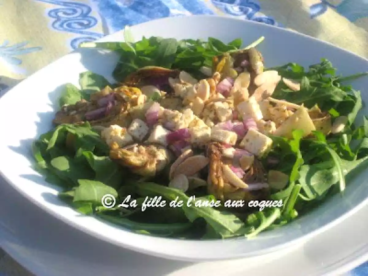 SALADE D'ARTICHAUTS GRILLÉS AU FETA - photo 3