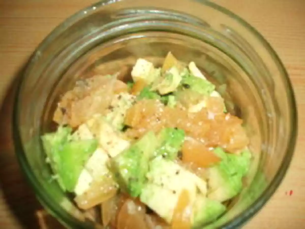 Salade d'avocat au citron confit