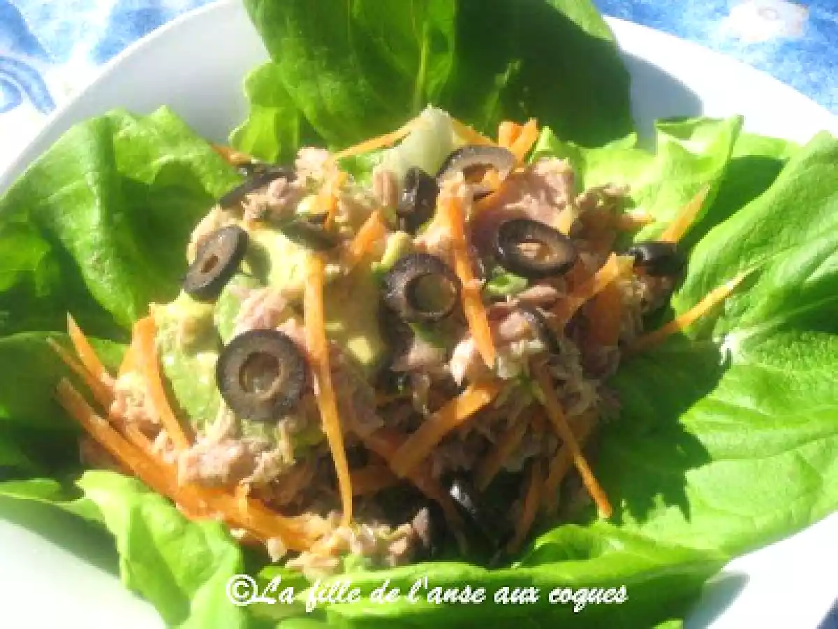 SALADE D'AVOCAT ET DE THON