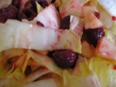 Salade d'endive colorée