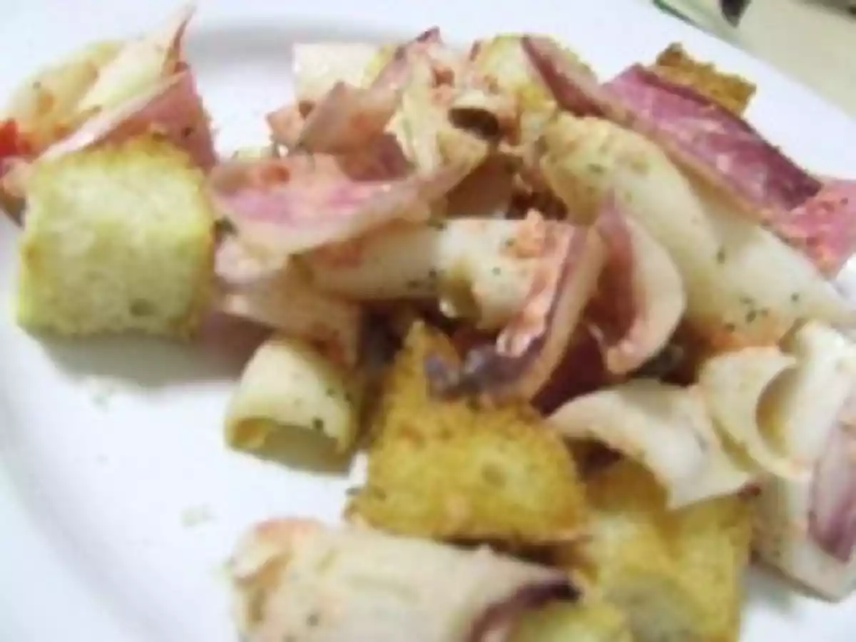 Salade d'endives à la crème de poivrons