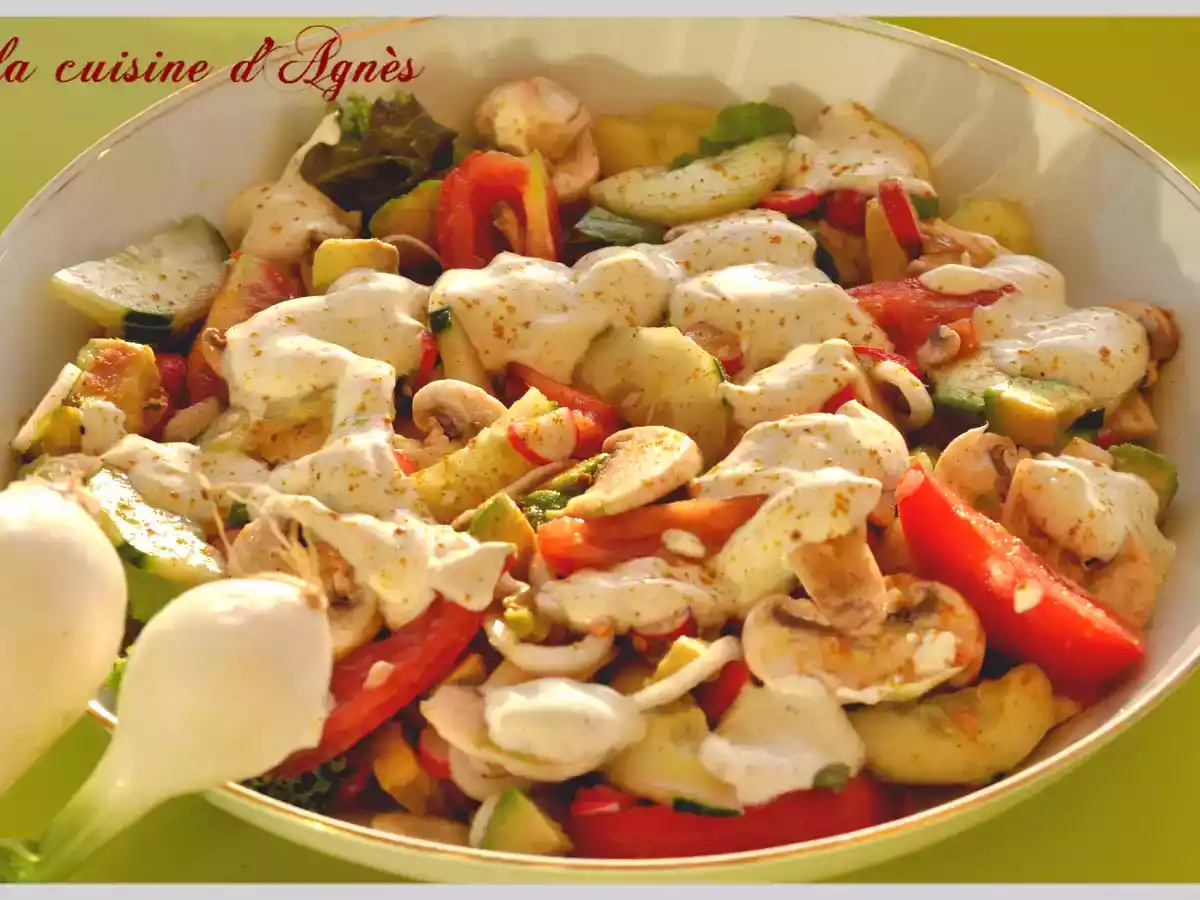 Salade d'été au fromage blanc - photo 2