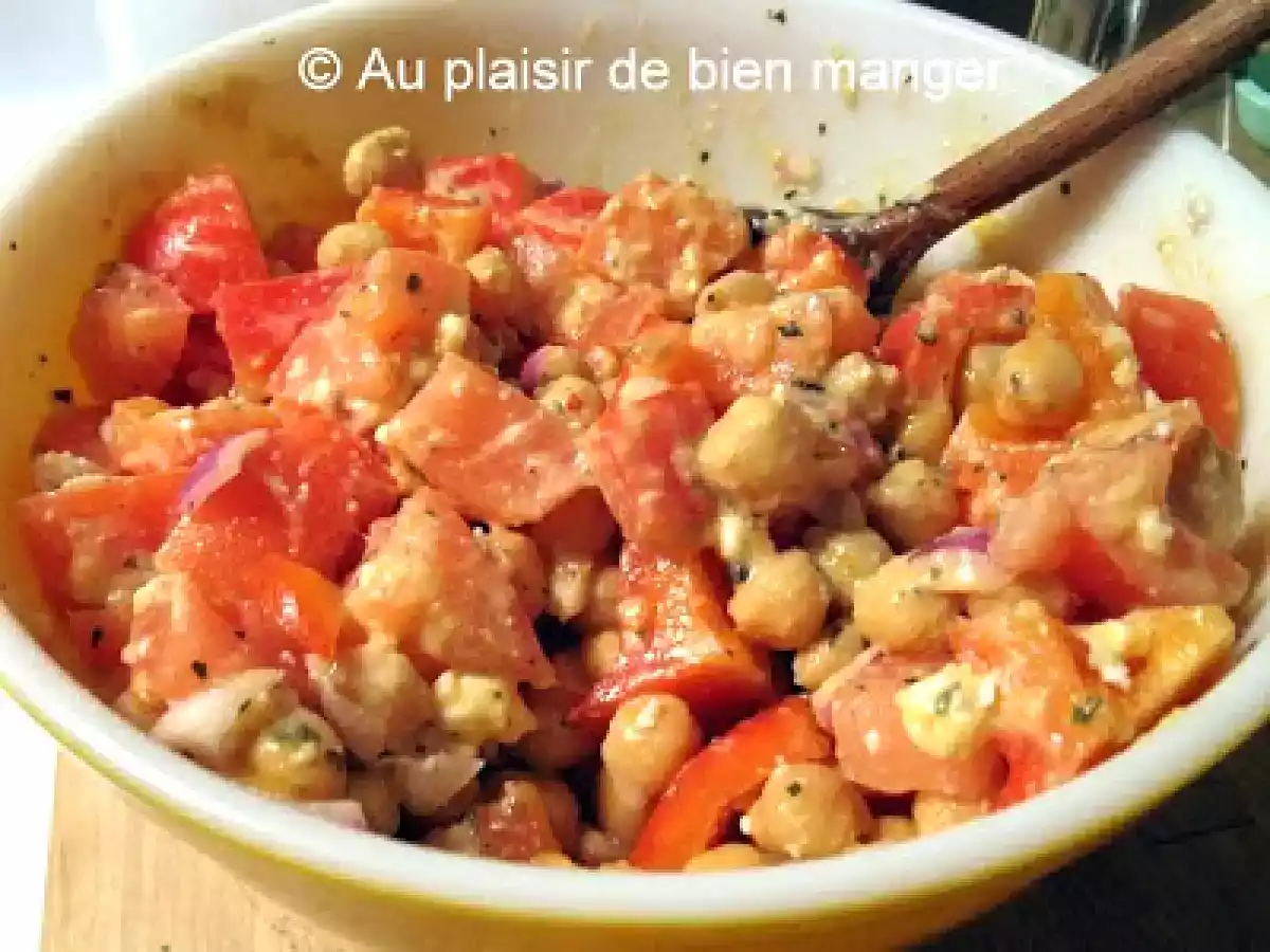 Salade d'été aux pois chiches