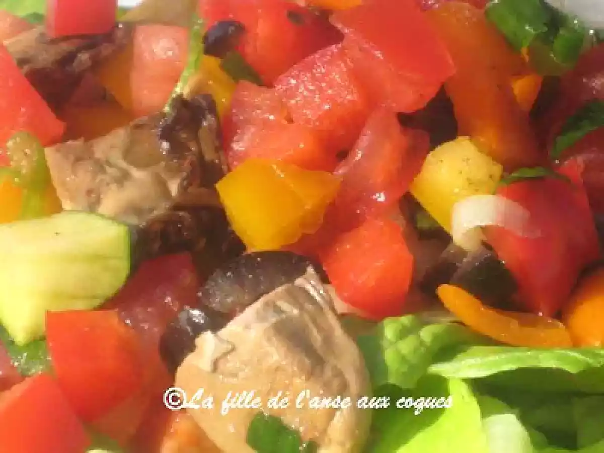 SALADE D'HUÎTRES FUMÉES MARINÉES - photo 2