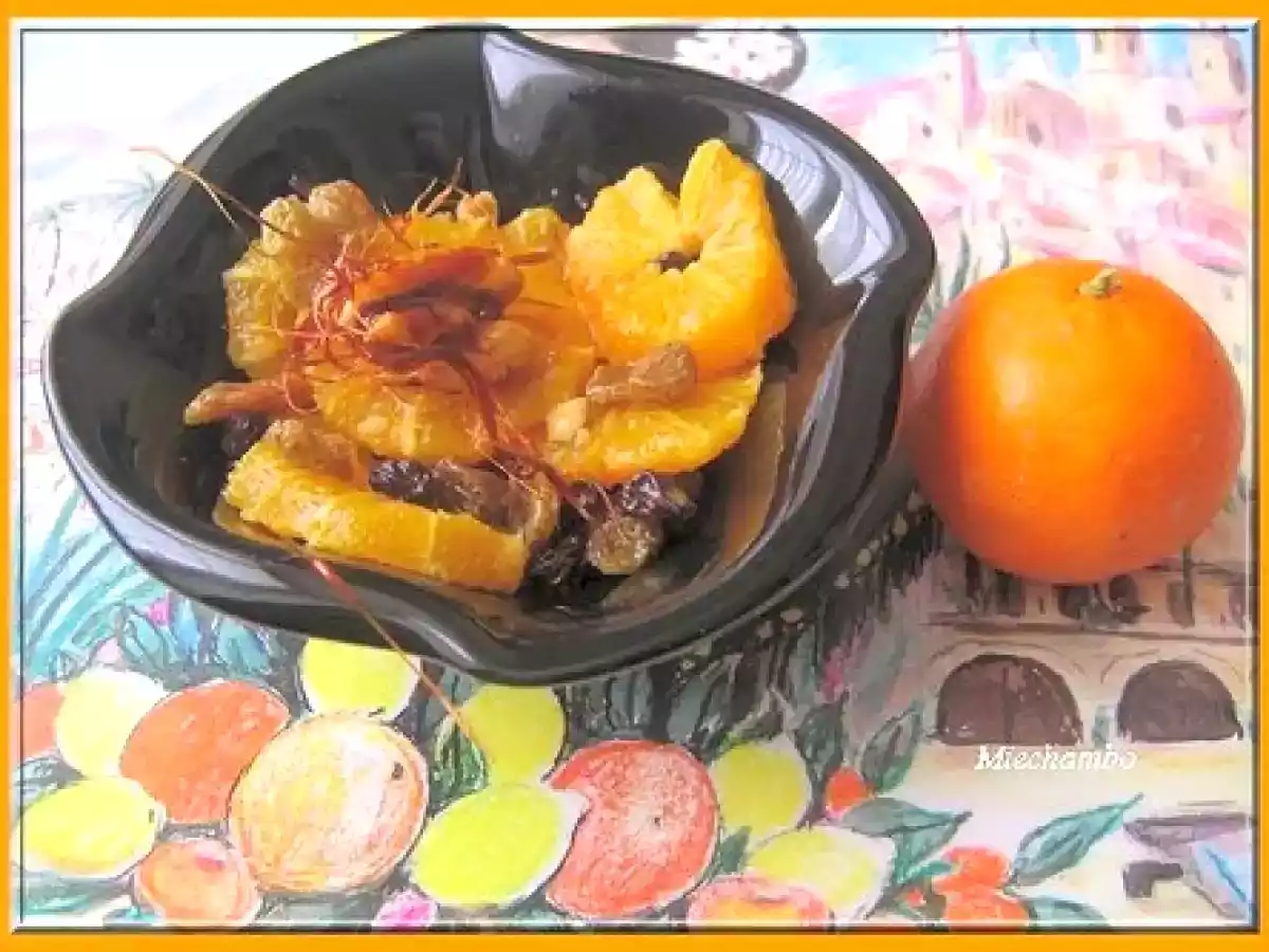 Salade d' Oranges à la Grecque et voyage à Mystra