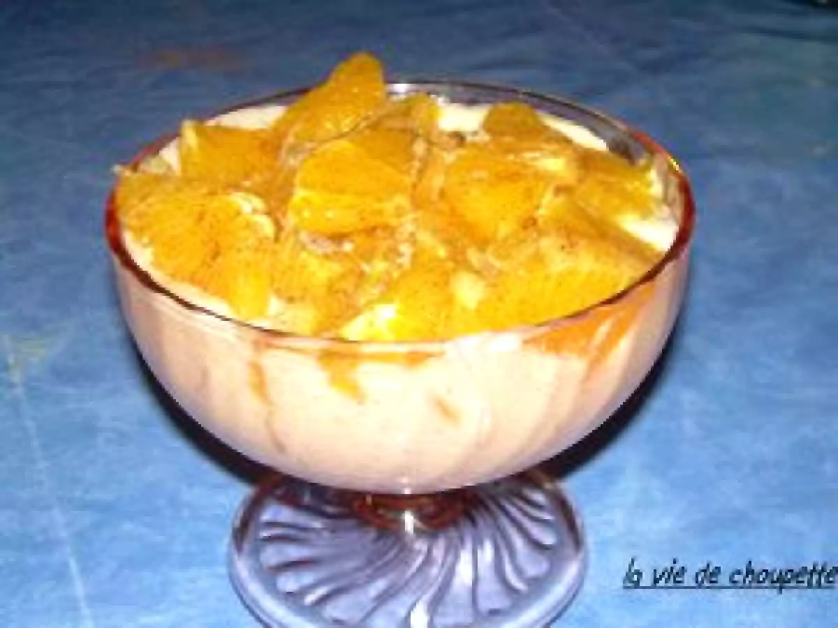Salade d'oranges et crème légère