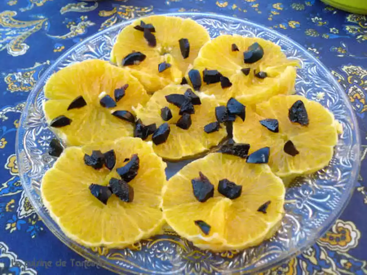 Salade d'oranges et olives confites au sirop de safran - photo 2