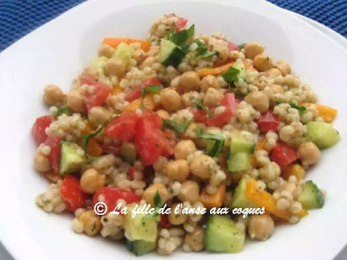 SALADE D'ORGE ET POIS CHICHES