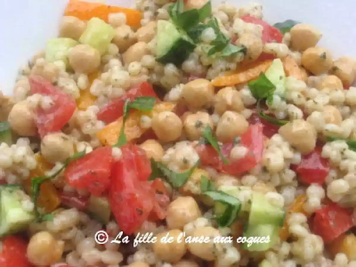SALADE D'ORGE ET POIS CHICHES - photo 2